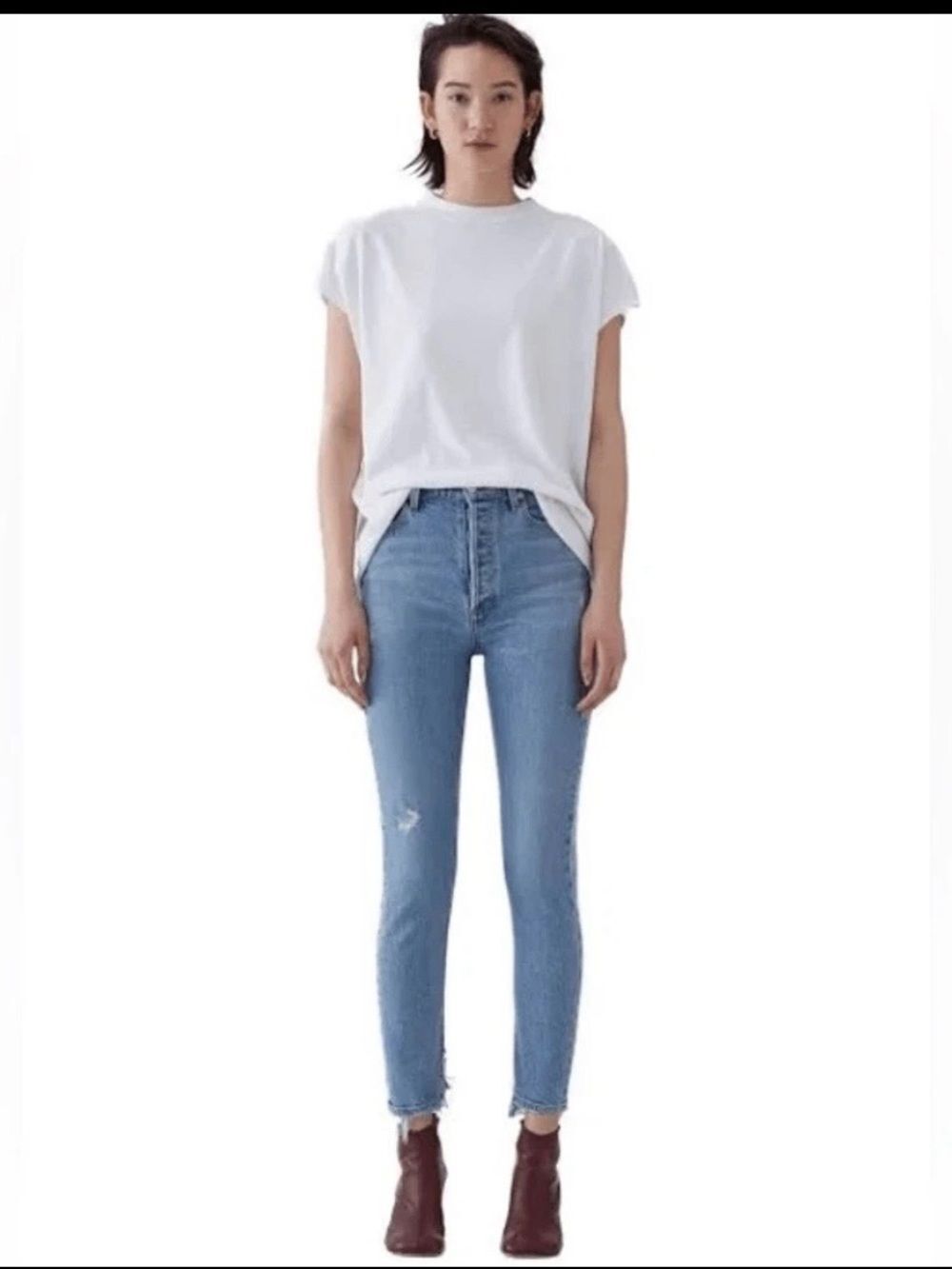 Agolde Nico Skinny High-rise Jeans